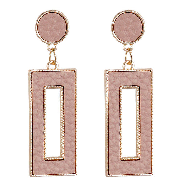 Statement Earrings for Women Geometric Square Drop Earrings Metal Statement Earrings