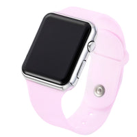 Sport Casual Watches Men Women Led Silicone Watch Pink Digital Children Sports Wristwatch Clock