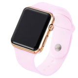 Sport Casual Watches Men Women Led Silicone Watch Pink Digital Children Sports Wristwatch Clock