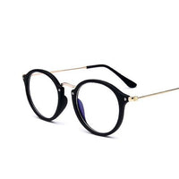 Cat Eye Glasses Men Women Sun Glasses Metal Frame Eyewear Female Optics Eyeglasses Clear Lens Transparent