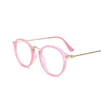 Cat Eye Glasses Men Women Sun Glasses Metal Frame Eyewear Female Optics Eyeglasses Clear Lens Transparent