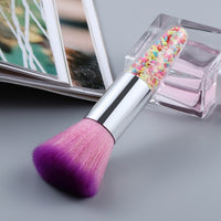 1pc Professional Chubby Diamond Foundation Brush 6Color Makeup Brush Flat Cream Makeup Brushes Professional Cosmetic Make-up