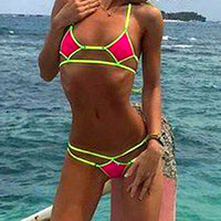 Sexy Extreme Wild Micro Bikini Set Sunbath Beach Swimming Costumes Swimwear Female Sex Cossies Women G-String Bath Swimsuit