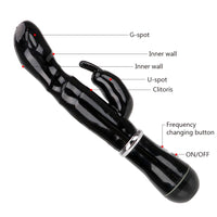 Rabbit Vibrator for Women G-spot Massager Clitoris Stimulator Masturbator 12 Vibration Mode