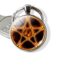 Triple Moon Goddess Pendant Wiccan Keychain Moonstone Witch Men Women Accessories Special Gift for Men Women