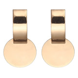 Women's Earrings Metal Charm Hollow Geometric Pendant Earrings Suitable for Winter Lover Gift