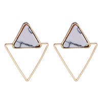 Women's Earrings Metal Charm Hollow Geometric Pendant Earrings Suitable for Winter Lover Gift