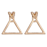 Women's Earrings Metal Charm Hollow Geometric Pendant Earrings Suitable for Winter Lover Gift