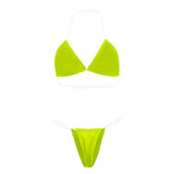 Women Bikini Lingerie Set Sexy Underwear Bra G-String Transparent Strap Set Beach Wear Bathing Suit Swimwear