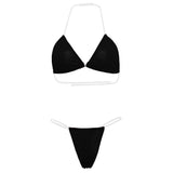 Women Bikini Lingerie Set Sexy Underwear Bra G-String Transparent Strap Set Beach Wear Bathing Suit Swimwear