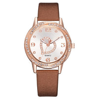 Leather Strap Watch Women Heart Watches Ladies Casual Watch Female Clock