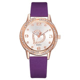 Leather Strap Watch Women Heart Watches Ladies Casual Watch Female Clock