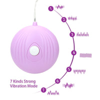 Bullet Vibrator Vibrating Egg Clitoris Vagina Stimulate G spot Massage Remote Control 7 Speed Shell Shape for Women
