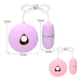 Bullet Vibrator Vibrating Egg Clitoris Vagina Stimulate G spot Massage Remote Control 7 Speed Shell Shape for Women