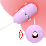 Bullet Vibrator Vibrating Egg Clitoris Vagina Stimulate G spot Massage Remote Control 7 Speed Shell Shape for Women