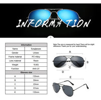 Pilot Sunglasses Women Shades Classic Black sun Glasses Female