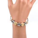 Crown Cuff Bracelets Bangles for Women Carter Love Flower Bracelets DIY Jewelry