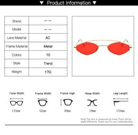 Women Cat Eye Sunglasses Summer Small Frame Black Red Cateye Sun Glasses