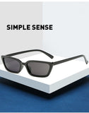 Square Sunglasses Women Narrow Triangular Glasses Small Sun Glasses Ladies