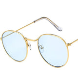 Mirror Sunglasses Women Men Glasses Lady Round Sun Glasses Street Beat