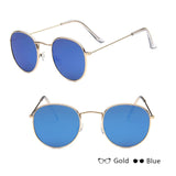 Mirror Sunglasses Women Men Glasses Lady Round Sun Glasses Street Beat