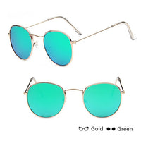 Mirror Sunglasses Women Men Glasses Lady Round Sun Glasses Street Beat