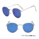 Mirror Sunglasses Women Men Glasses Lady Round Sun Glasses Street Beat