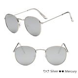 Mirror Sunglasses Women Men Glasses Lady Round Sun Glasses Street Beat