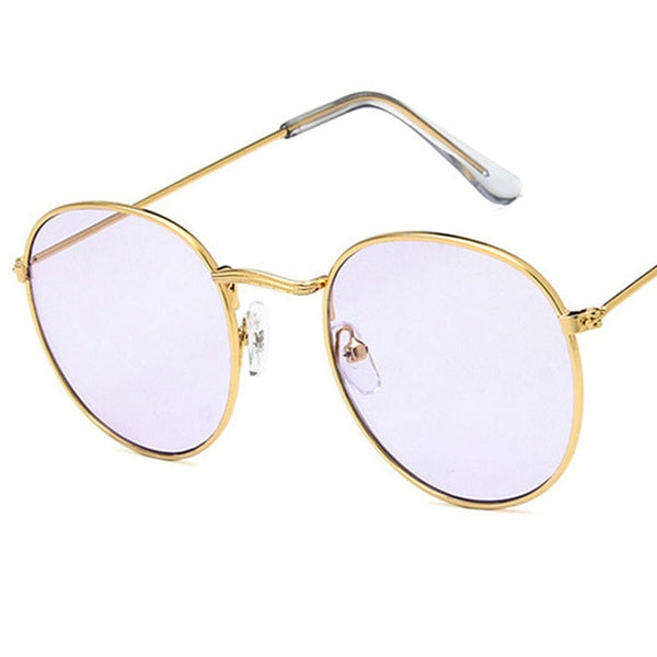 Mirror Sunglasses Women Men Glasses Lady Round Sun Glasses Street Beat