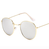 Mirror Sunglasses Women Men Glasses Lady Round Sun Glasses Street Beat