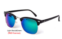 Semi-Rimless Sunglasses Women Men Polarized UV400 Classic Sun Glasses