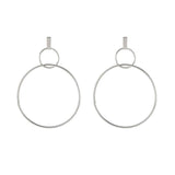 Golden Statement Earrings for Women Big Long Drop Earring Hanging Christmas Gifts