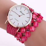 Flowers Watches Women Dress Elegant Quartz Ladies Watch Crystal Wrist Watch Gift