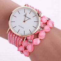 Flowers Watches Women Dress Elegant Quartz Ladies Watch Crystal Wrist Watch Gift