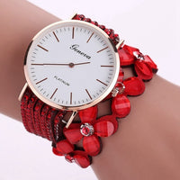 Flowers Watches Women Dress Elegant Quartz Ladies Watch Crystal Wrist Watch Gift