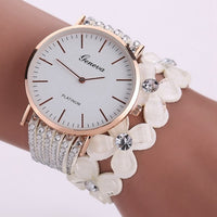 Flowers Watches Women Dress Elegant Quartz Ladies Watch Crystal Wrist Watch Gift