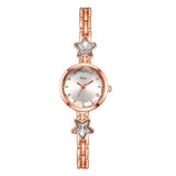 Dress Quartz Watches for Women Rose Starry Star Design Creative Ladies Clock