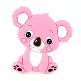 Silicone Teether Koala Cartoon Animal BPA Free Rodents Teething Necklace Food Grade Infant Chewable Toys Baby Teether