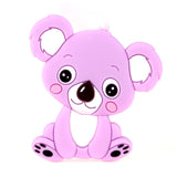 Silicone Teether Koala Cartoon Animal BPA Free Rodents Teething Necklace Food Grade Infant Chewable Toys Baby Teether