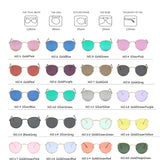 Round Sunglasses Women Glasses for Women Small Sunglasses Mirror UV400