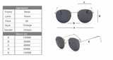 Round Sunglasses Women Sun Glasses for Women Alloy Mirror Sunglasses Ray Female