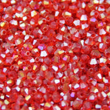 3mm 200pcs AAA Bicone Upscale Austrian crystals beads AB color plating Loose bead bracelet Jewelry Making Accessories DIY