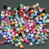 3mm 200pcs AAA Bicone Upscale Austrian crystals beads AB color plating Loose bead bracelet Jewelry Making Accessories DIY