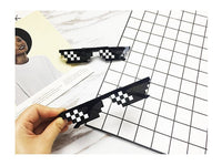 Glasses 8 Bit MLG Pixelated Sunglasses Women Thug Life Party Eyeglasses Ladies Female Eyewear