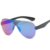 One-piece Classic Sunglasses Women Men Candies Color Driving Sun Glasses