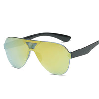 One-piece Classic Sunglasses Women Men Candies Color Driving Sun Glasses