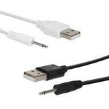 USB Charging Cable DC Vibrator Cable Cord for Rechargeables USB Power Supply Charger