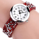 Women Crystal Rhinestone Watch Ladies Quartz Vintage Women Watch Gift