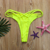 Sexy Women Bikini bottom G-String Thongs Swimwear high waist Swimsuit Bottom swimming shorts ladies