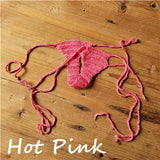 13 colors Hand Crochet Sexy Mini Bikini Women Micro Swimwear G-string pants Cotton Sunbathing Bikini